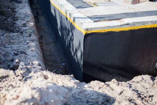 Residential Exterior Waterproofing installation at a Suwanee, GA home by SJ Waterproofing Pros